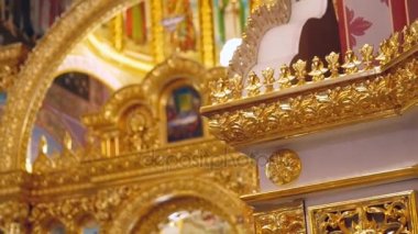 İç dekorasyon. Fresko iç katedral kilise Konseyi