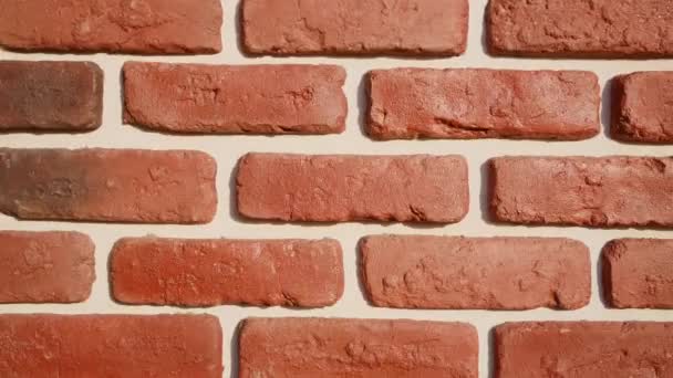Mur de briques défilement par — Video