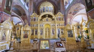 İç dekorasyon. Fresko iç katedral kilise Konseyi