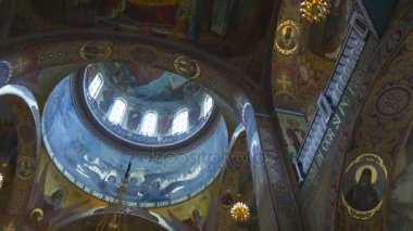 İç dekorasyon. Fresko iç katedral kilise Konseyi