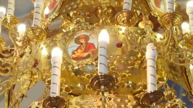 İç dekorasyon. Fresko iç katedral kilise Konseyi
