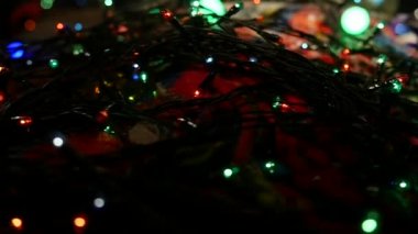 Ortalama bir ev içinde tipik bir Noel ayarı