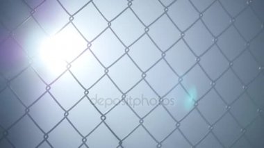 19.09.2017 - Chernivtsi, Ukrayna. Boş mma kafes arena sekizgen yüzük kavganıza ayıracak. Karışık dövüş sanatları mücadele. Sahne ışıkları yanıp sönen ışık ışınları. Yumuşak odak bulanıklık