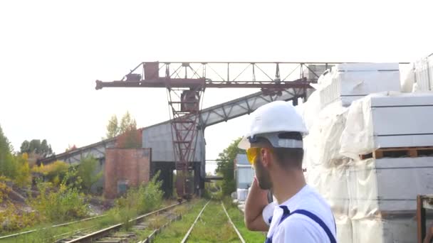 Uložení stavebních materiálů — Stock video