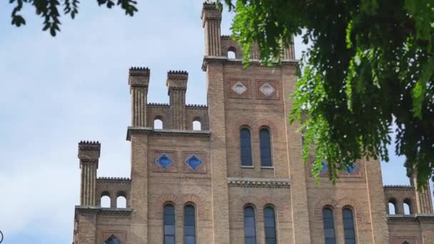 Chernivtsi National University campus zobrazení — Stock video