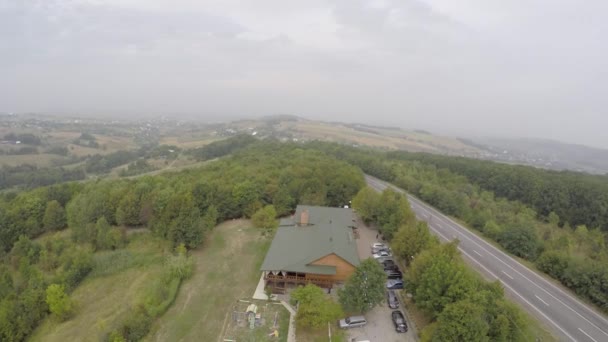 Aérea: Drone tiro del paisaje — Vídeo de stock
