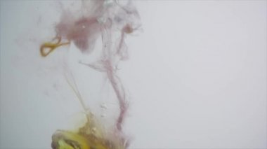 suya düşen beyaz zemin üzerine yumurta sarısı