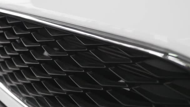 Front grill of a car — Stock Video