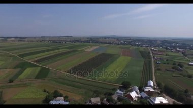 Bir dron Manavgat'a ve alanları üzerine bir kat