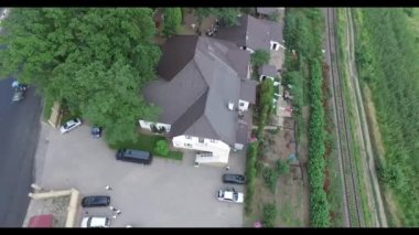Bir dron Manavgat'a ve alanları üzerine bir kat
