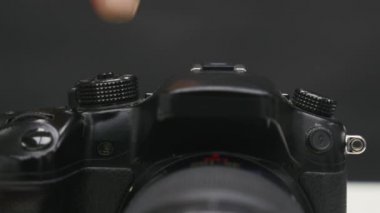 fotoğraf makinesi üzerinde ayarları tekerlek dönme