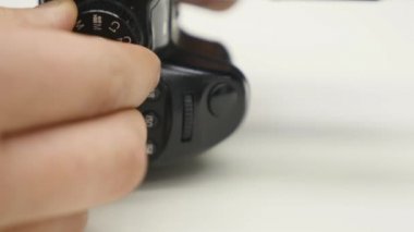 fotoğraf makinesi üzerinde ayarları tekerlek dönme
