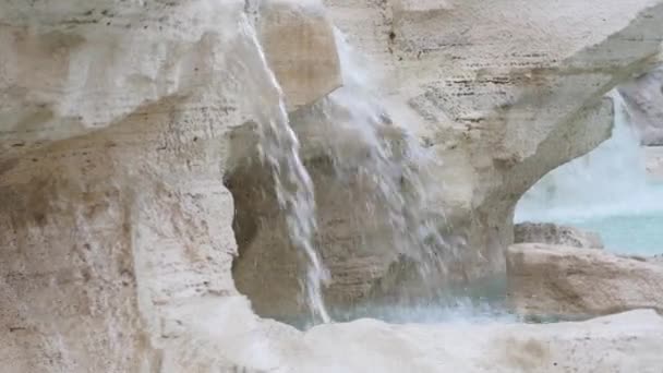 喷泉许愿，罗马，意大利 — 图库视频影像