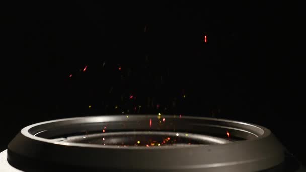 低音炮快速移动的抽象背景 — 图库视频影像