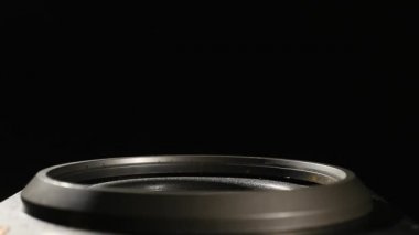 Subwoofer ses hoparlör titreşimler altın Glitter ve gül yaprakları ile