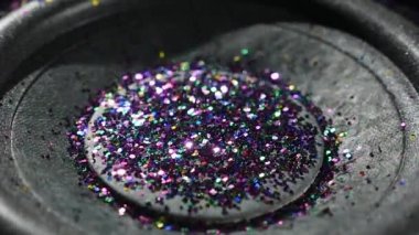Subwoofer ile hızlı Glitter hareketli arka plan