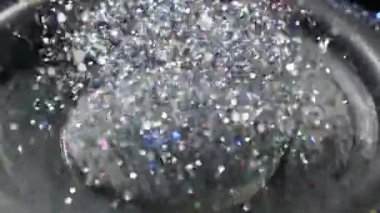 Subwoofer ile hızlı Glitter hareketli arka plan