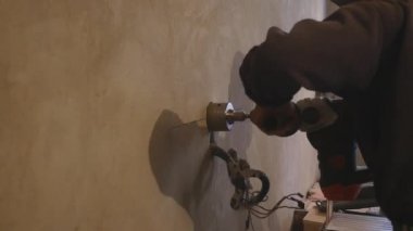 Kalın beton duvar özel matkap Delme