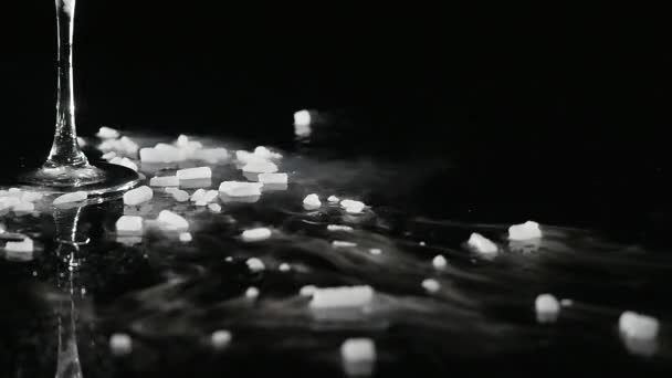 干冰吸干冰的升华 — 图库视频影像