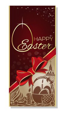 Yazıt - Happy Easter tebrik ile Paskalya tebrik kartı