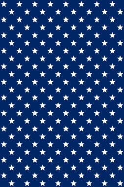Dikişsiz desen ABD bayrağı renkler. Mavi arka plan