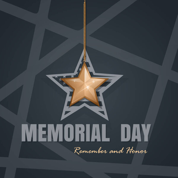 Memorial Day card design