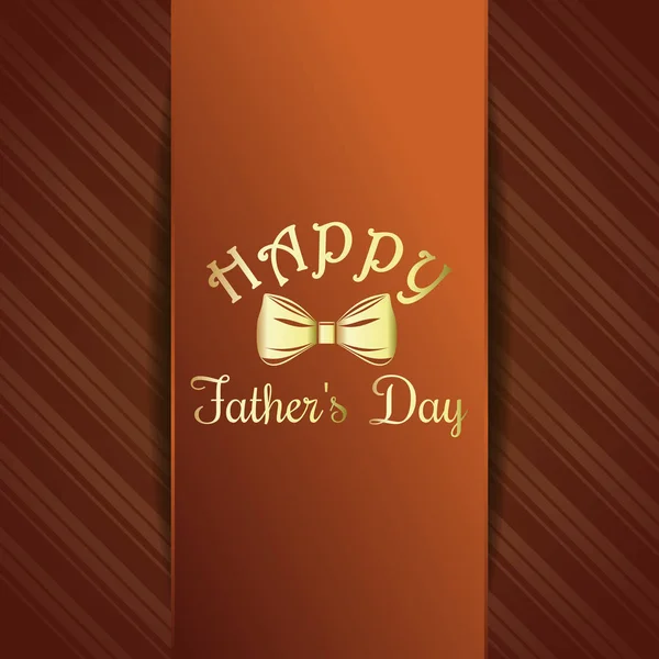Greeting card for Fathers Day celebration — Stock Vector