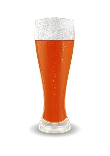 Glas Bier — Stockvektor