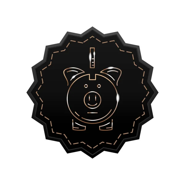 Sparschwein-Symbol — Stockfoto