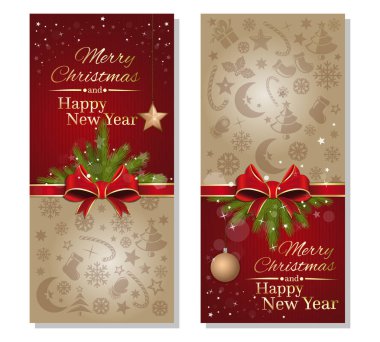 Kırmızı Noel arka plan