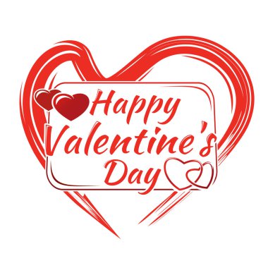 Sevgililer günü yazı kartı