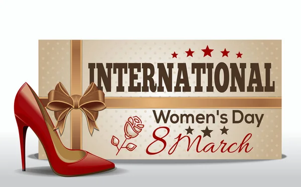 Internationale Vrouwendag dag ontwerp — Stockvector