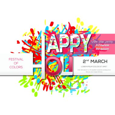 Holi 2018. 2 Mart. Davet afişi