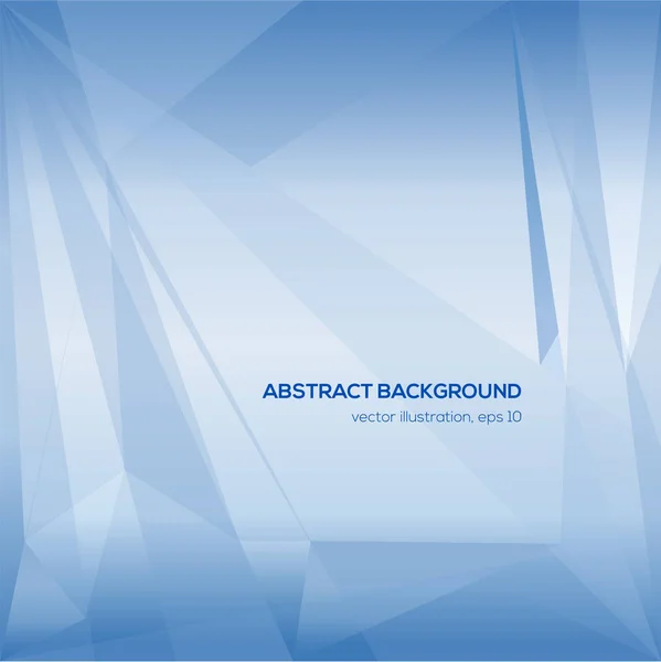 Abstrakt blå triangel Geometrisk bakgrund — Stock vektor