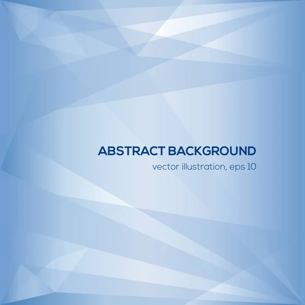 Abstract Blauwe Driehoek Geometrische achtergrond — Stockvector