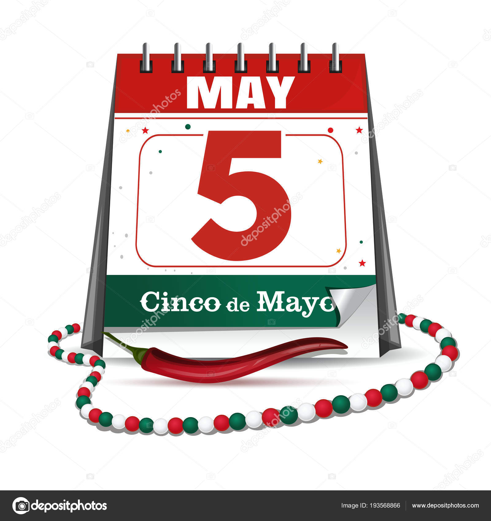 Cinco De Mayo Annual Cele Tion Held On May 5 Holiday Date In Calendar Federal Holiday In Mexico Desk Calendar In The Colors Of The National Flag Of Cinco De Mayo Annual Cele Tion Held On May 5 Holiday Date In Calendar Federal Holiday In Mexico Desk Calendar In The Colors Of The National Flag Of