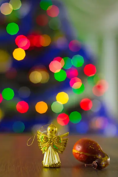 Noel motif dekorasyon ve hediye.