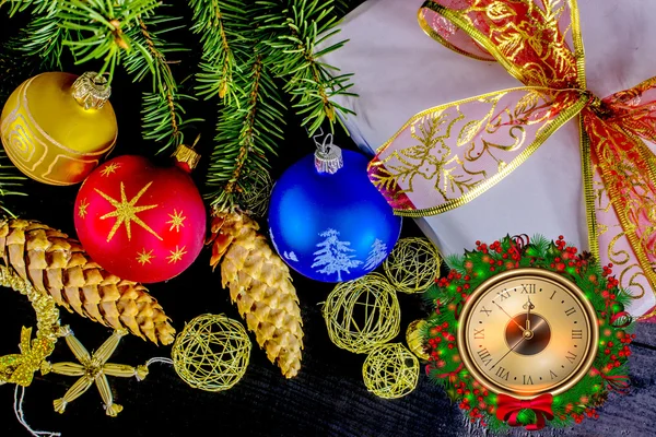 Motivo de Natal e decoração . — Fotografia de Stock