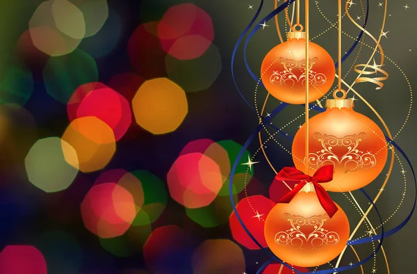 Noel ve yeni yıl için Festival illüstrasyon. 