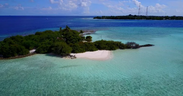 v15284 maldives white sand beach tropical islands with drone aerial flying birds eye view with aqua blue sea water and sunny sky