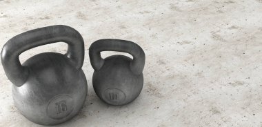 Arka plan üzerinde izole ağır su ısıtıcısı çan