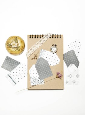 Kraft kağıt etiket çıkartmaları