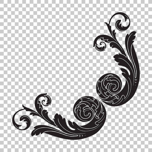 Isolate corner ornament