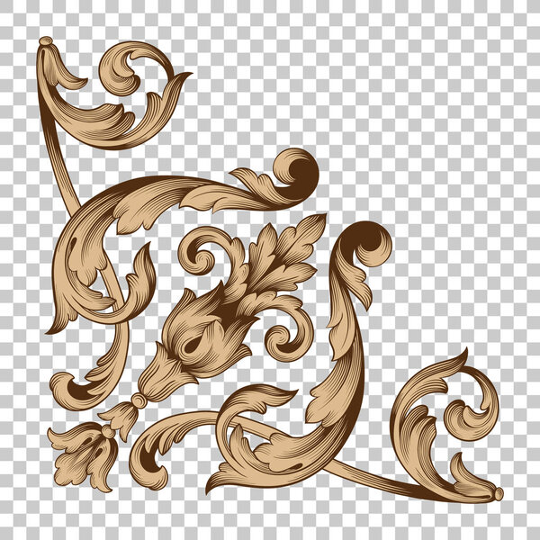 Isolate corner ornament