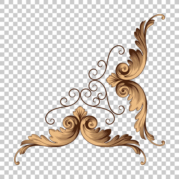 Isolate corner ornament