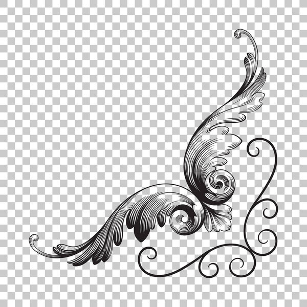 Isolate corner ornament