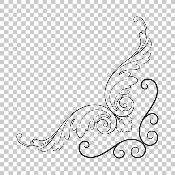 Isolate corner ornament
