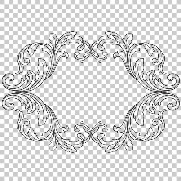 Ornament in baroque style.