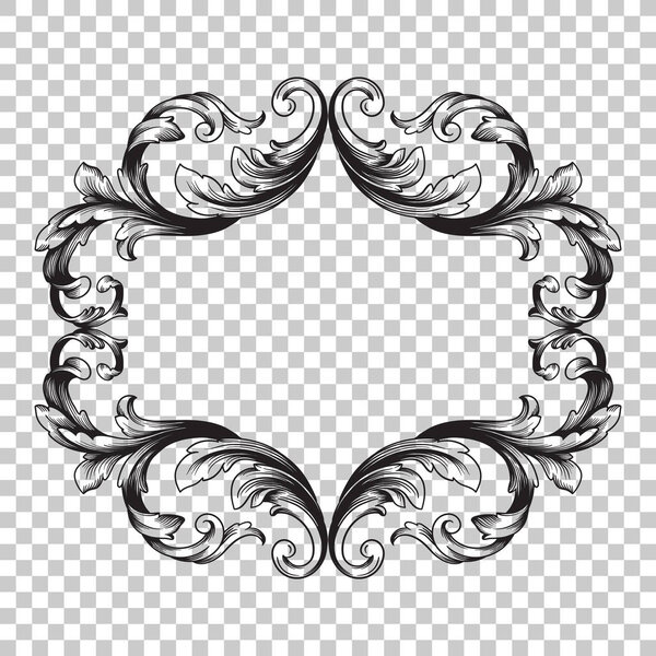 Ornament in baroque style.