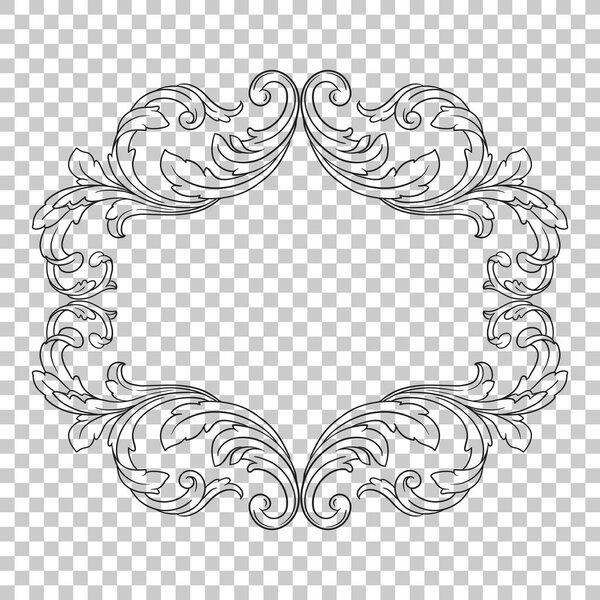 Ornament in baroque style.